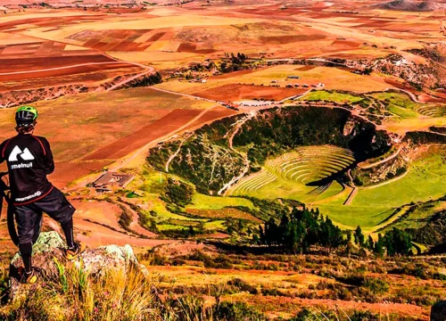 Ciclismo de montaña por el Valle Sagrado con conexión a Machu Picchu